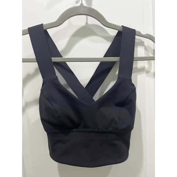 Lululemon Hold Your Form Bra BLK 12 Sports Bra Sz 2 - Picture 2 of 6
